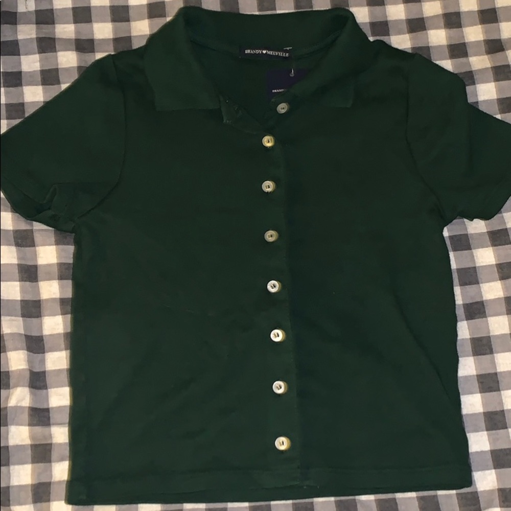 brandy melville button top